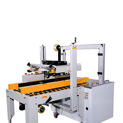 Automatic tape box case Carton sealer & Strapping Machine