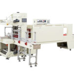 Automatic bottle stack sleeve type (without bottom support) shrink wrapping machine ST6040A+BSE6040A