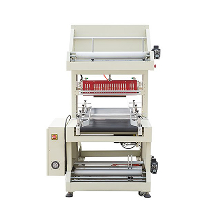 Fully automatic straight forward sleeve shrink wrapping machine ST-6040Z+BSE6040A