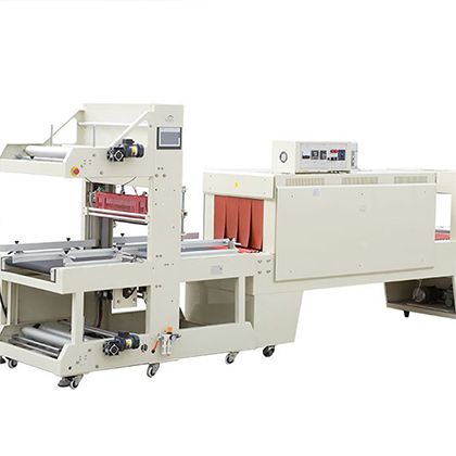 Fully automatic straight forward sleeve shrink wrapping machine ST-6040Z+BSE6040A